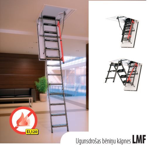 Bēniņu kāpnes LMF EI120 70*130