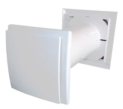 Eco-Fresh 01 Standard Sienā iebūvējamas gaisa apmaiņas iekārtas telpai ar siltuma reģenerāciju
